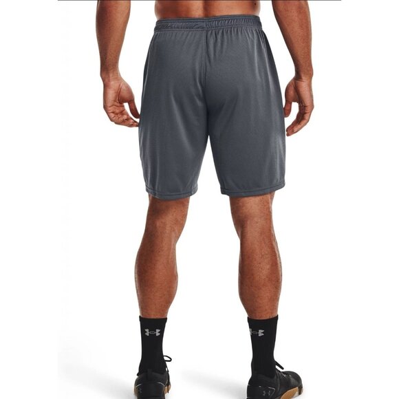 UNDER ARMOUR MEN'S TECH MESH SHORTS - SIZE: MEN M - PITCH GRAY BLACK (WH275) - Picture 3 of 4